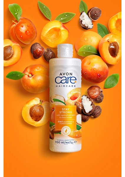 Care Kayısı ve Shea Özü Şampuan ve Saç Kremi 700 ml