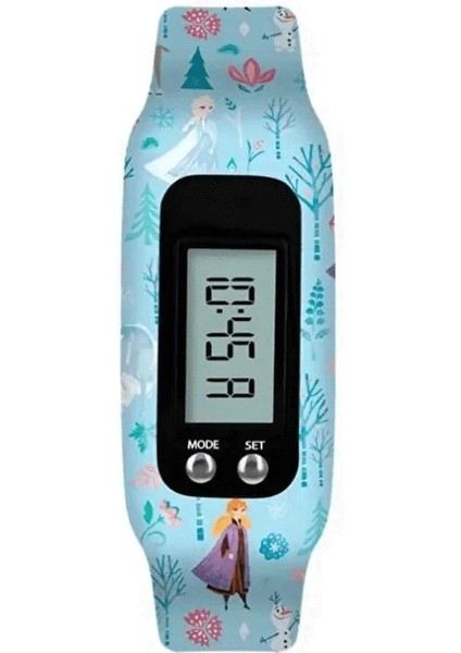 Silikon Kayışlı Disney Frozen LCD Activity Tracker Saat