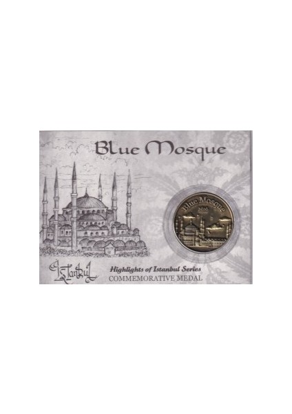 Sultanahmet Camii Istanbul Hatıra Madalyon Çil