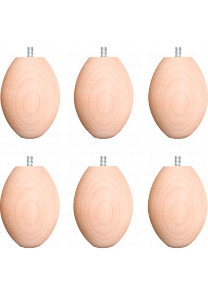 Mobilya Ayağı / Uzunluk : 12 cm / Çap: 7.5 cm