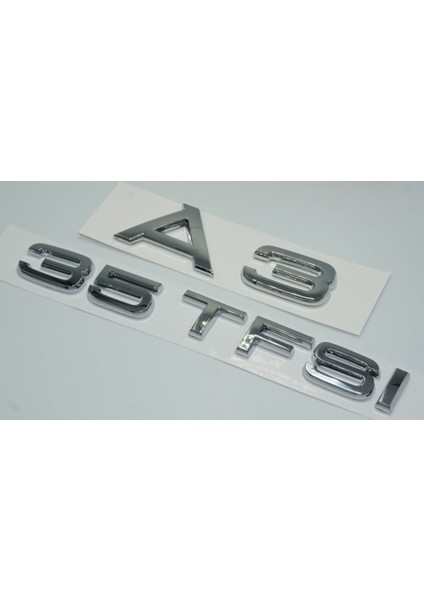 Audi A3 35 Tfsi Krom Abs 3m 3D Bagaj Yazı Logo Orjinal Ürün