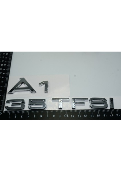 Audi A1 35 Tfsi Krom Abs 3m 3D Bagaj Yazı Logo Orjinal Ürün