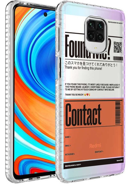 Xiaomi Redmi Note 9 Pro Kılıf Airbag Kenarlı Renkli Desenli Silikon Elegans Kapak