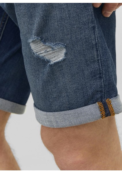 Slim Fit Mavi Erkek Denim Şort 12224972_JJIRICK Jjorıgınal Shorts