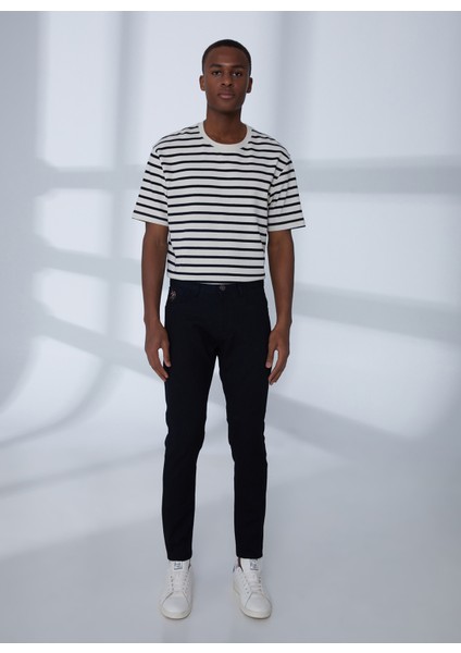 Normal Bel Normal Paça Slim Fit Siyah Erkek Pantolon MICHAEL23Y