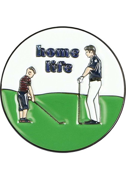 Golfçü Stili Için Golf Ball Marker Hat Clip Emaye Golf Beyançısı Olmadan Katı (Yurt Dışından) indirimleri