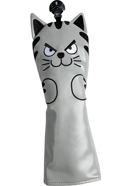 Golf Head Kalın Eğitim Ekipmanları Putter Headcover 5 Fairwaywood Gri (Yurt Dışından)