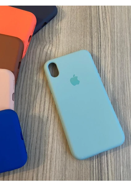 Meri Case Apple iPhone Xr Uyumlu Logolu Içi Kadife Lansman Kılıf Arka Kapak