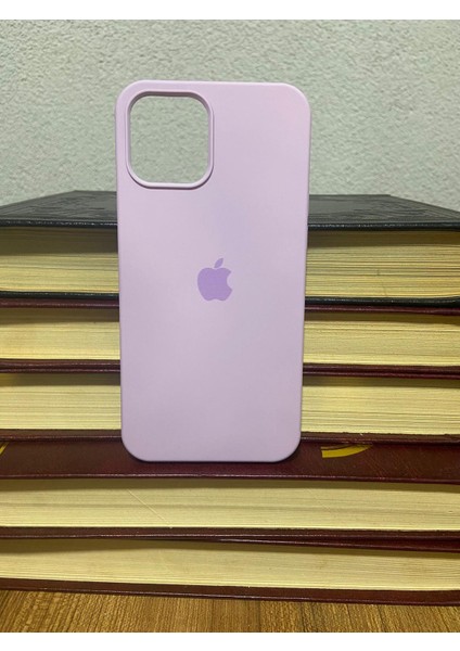 Meri Case Apple iPhone 12 Pro Max Uyumlu Logolu Içi Kadife Lansman Kılıf Arka Kapak