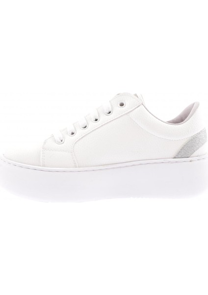 875-23Y Kadin Bağcikli Yanlari Fermuarli Sneaker Ayakkabi