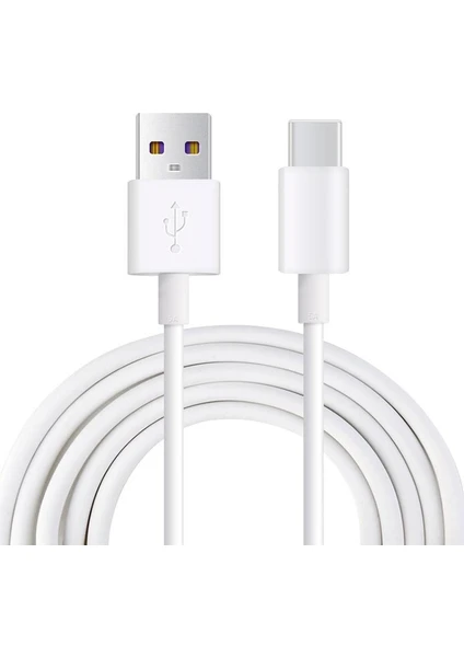 2.4A 3 Metre Hızlı Şarj Destekli Type C To USB Şarz Kablosu Samsung Huawei Oppo Xiaomi Poco Uyumlu