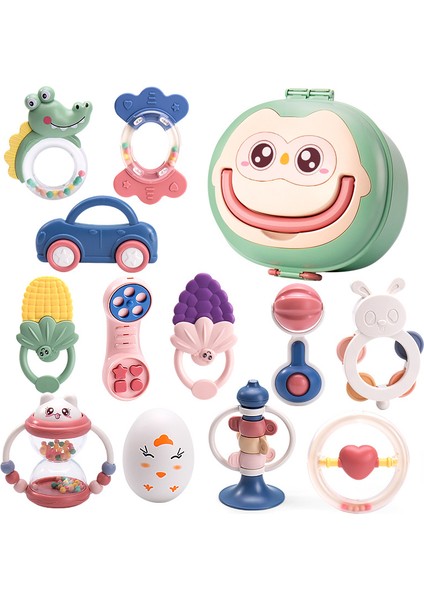 Bebek Çıngırak Oyuncakları 12 Parçalı Set (Yurt Dışından)