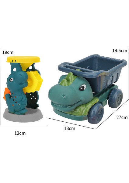 7 Parça Plaj Oyuncağı Dinozor Oyun Seti (Yurt Dışından)
