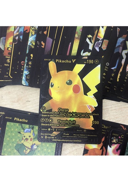 Pokémon English Rainbow Black Flash Kart Seti Pokemon Rainbow Black Boxed Oyun Kartları 55 Kartlık Bir Kutu (Yurt Dışından) fiyatları