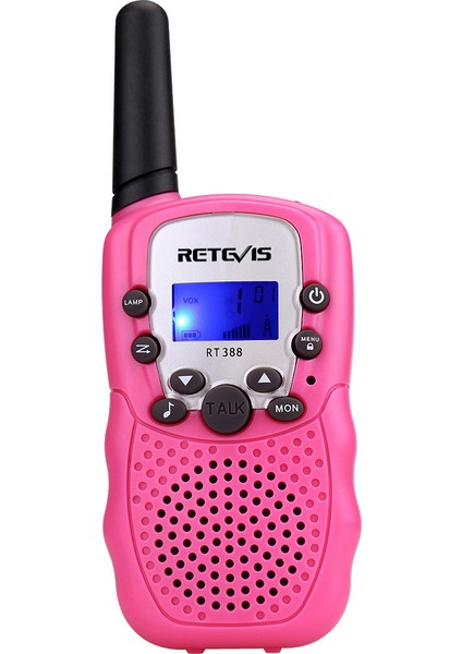 RT388 Walkie Talkie Çocuk 2 Adet Çocuk Radyo Alıcısı Telsiz Çocuklar Için Doğum Günü Evi Çocuk Kullanıcıları Erkek Kızlar Için (Yurt Dışından)