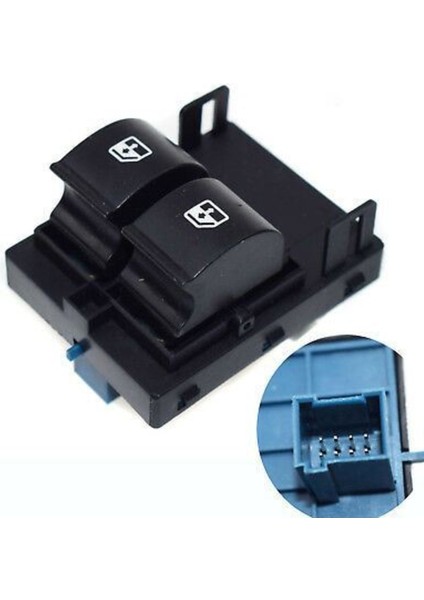 Fiorino Cam Anahtarı Çiftli Sol Çerçevesiz 735461275 SERKAR-22583 Uyumlu