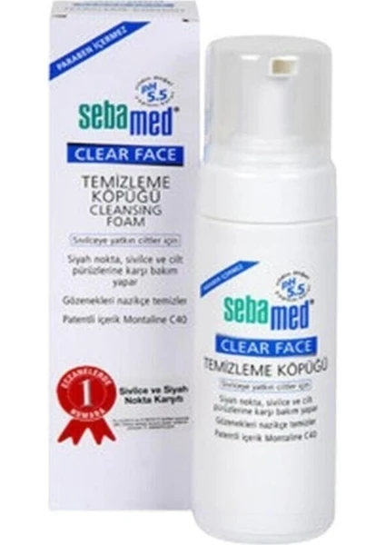 Clear Face Temizleme Köpüğü 150 ml