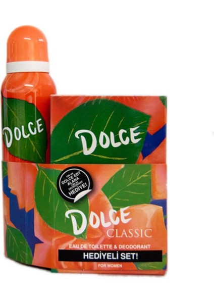 Classic Edt 100 ml Kadın Parfüm + Deodorant 150ML Seti DE-8690644012044