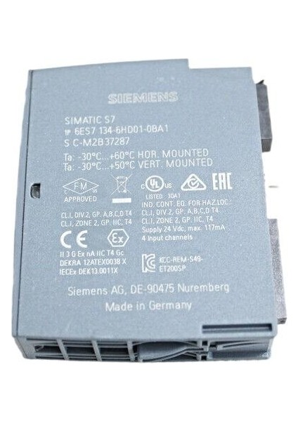 6ES7134-6HD01-0BA1 Sımatıc Et 200SP, Analog Input