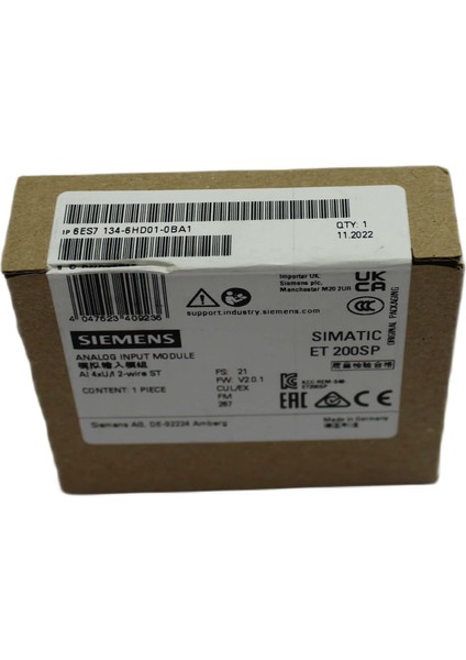 6ES7134-6HD01-0BA1 Sımatıc Et 200SP, Analog Input fiyatları