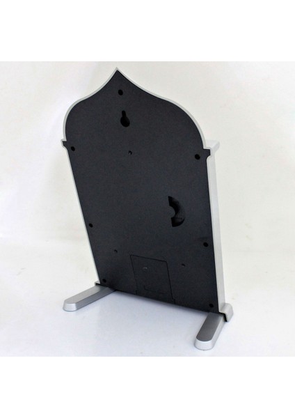 Azan Meclis Namaz Saat Islami Meclis Azan Takvim Müslüman Duvar Saat Alarm I Ramadan Home Decor Silver (Yurt Dışından)