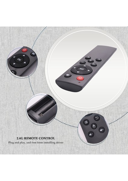 2. 4g Wireless Air Fare Klavye Uzak Kontrol Pc Android Tv Box (Yurt Dışından) indirimleri