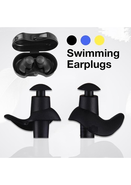 5çift Yüzme Kulakları Surf Duşu Bathing-Black (Yurt Dışından) modelleri