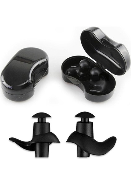 5çift Yüzme Kulakları Surf Duşu Bathing-Black (Yurt Dışından) indirimleri