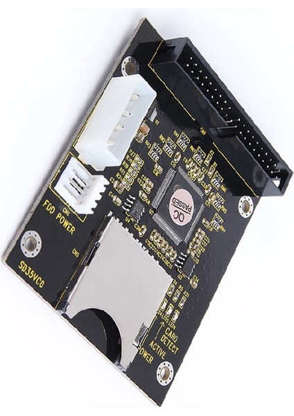 Sd 3.5 Inch Ide 40 Pin Converter Card Ide Sd Card Adapter SSD Içerikli Depo Adapteri Kartı Ide Eklentisi Kartı (Yurt Dışından)