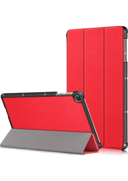 Huawei Matepad T10 Tablet Kılıfı T10S 10.1 Inç Üç Katlı Deri Çanta (Yurt Dışından)