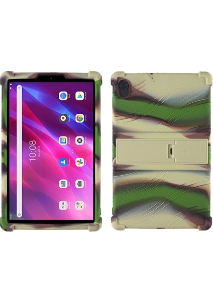 Lenovo Tab K10 Fhd Koruyucu Kapak 10,3 Inç Düz Düşme Önleyici Her Şey Dahil Braket Koruyucu Kabuk (Yurt Dışından)