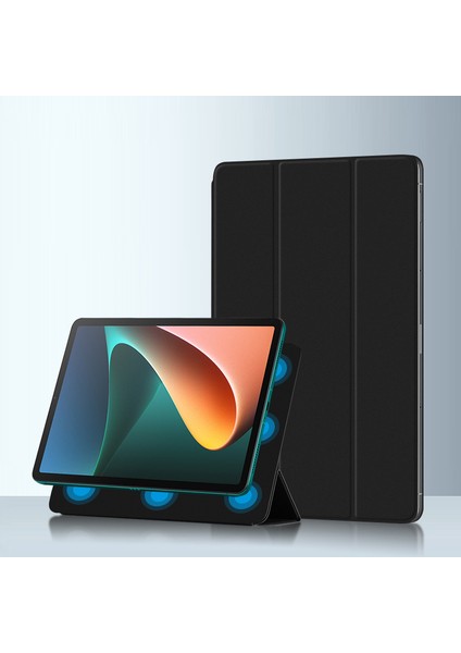 Mi Pad 5 Pro Tablet Bilgisayar Kasası Manyetik Emme Çift Taraflı Koruyucu Kılıf 11 Inç 5. Nesil Bilgisayar Deri Kılıf (Yurt Dışından)