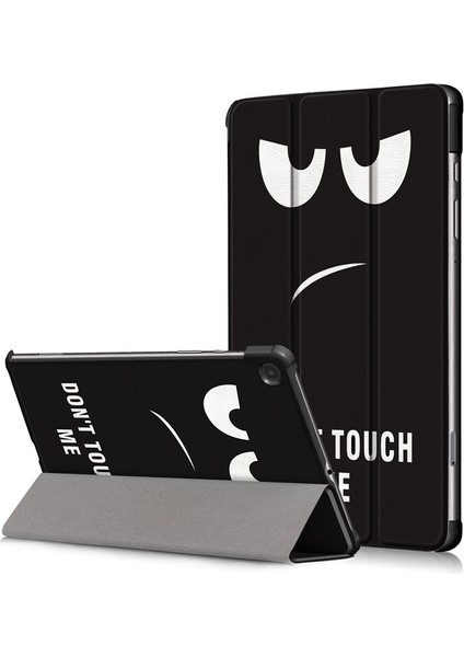 Samsung S6LITE 10.4-Inç Tablet Pc Kılıfı Üç Katlı Boyalı Uyuyan Deri Kılıf (Yurt Dışından)