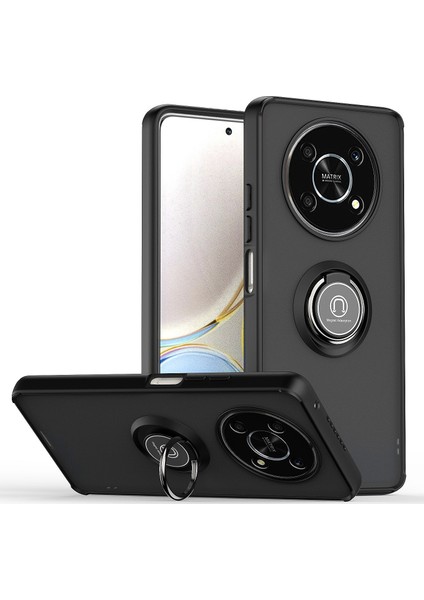 Honor X9A Için Telefon Kılıfı [düşmeye Karşı Koruma] Araba Manyetik Halka Tutuculu (Yurt Dışından)