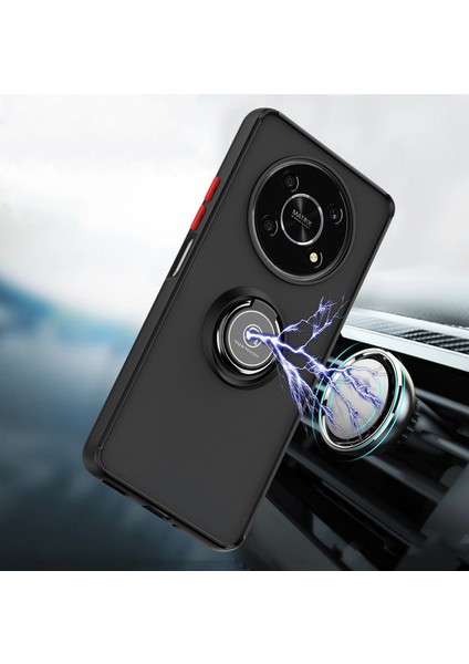 Honor X9A Için Telefon Kılıfı [düşmeye Karşı Koruma] Araba Manyetik Halka Tutuculu (Yurt Dışından) modelleri