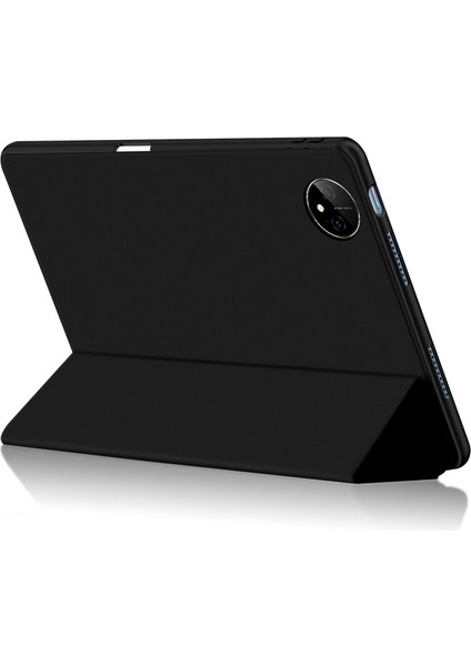 Huawei MATEPADPRO11 Tablet Koruyucu Kılıf Deri Kılıf 11 Inç Kalem Yuvası ile Üçe Katlanmış Koruyucu Kılıf Yumuşak Kabuk (Yurt Dışından)