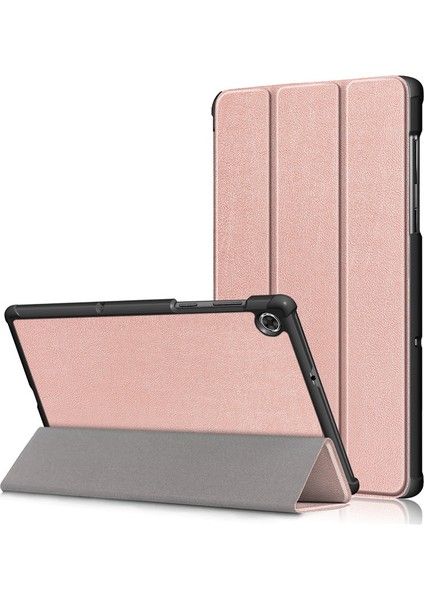 Lenovo M10 2. Nesil Tablet Kılıfı X306X Üç Katlı Deri Kılıf Hazırda Bekletme Koruyucu Kılıf (Yurt Dışından)