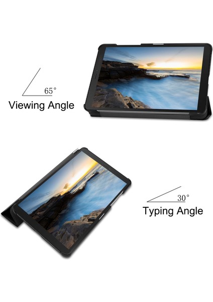 Samsung Tab A 8.0 Tablet Kılıfı Üç Katlı 8 Inç Koruyucu Kılıf Kılıf (Yurt Dışından) fiyatları