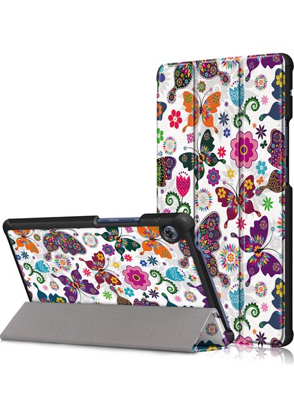 Huawei Matepad T8 Tablet Pc Kılıfı C3 8-Inç Üç Katlı Boyalı Uyuyan Deri Kılıf (Yurt Dışından)