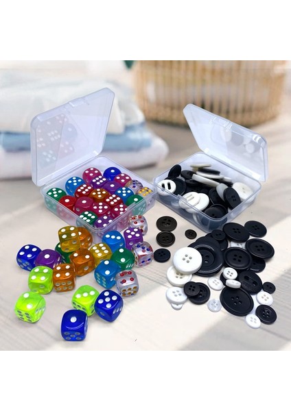 24 Pcs Mini Plastic Storage Containers Box, 3.3x3.3 Inches Empty Hinged Box,için Mücevher, Hardware, Game Pieces, Crafts (Yurt Dışından)