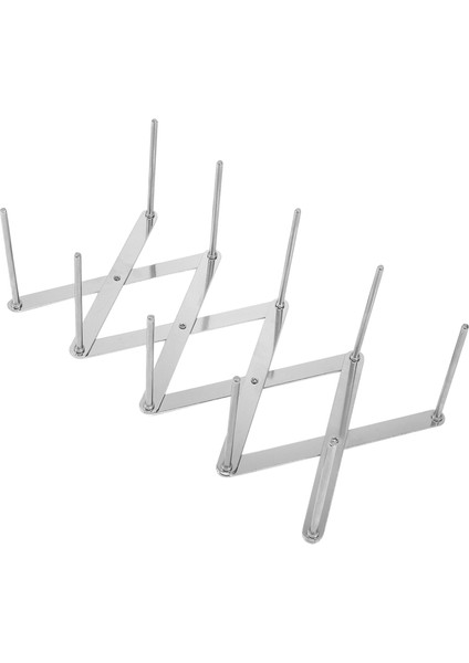 Mutfak Düzenleyici Pot Lid Rack Stainless Steel Plate Holder Shelf Cooking Dish Tray Stand Storage 1pcs (Yurt Dışından)