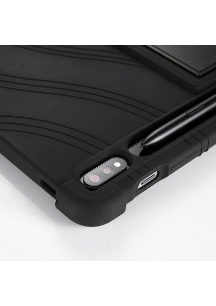 Samsung S8 Tablet Bilgisayar Koruyucu Kılıf Tabs7 T870/11 Inç T875 Düşme Önleyici Braket Silikon Koruyucu Kılıf (Yurt Dışından) modelleri