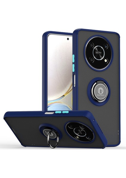 Honor X9A Için Telefon Kılıfı [düşmeye Karşı Koruma] Araba Manyetik Halka Tutuculu (Yurt Dışından)