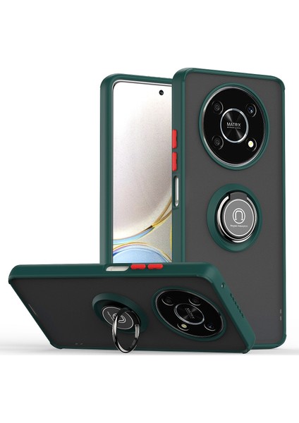 Honor X9A Için Telefon Kılıfı [düşmeye Karşı Koruma] Araba Manyetik Halka Tutuculu (Yurt Dışından)