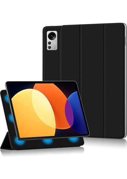 Mi Tablet Kılıfı 5pro 12.4 Inç Manyetik Emme Çift Taraflı Koruyucu Kılıf Kapak Uyku Deri Kılıf (Yurt Dışından)