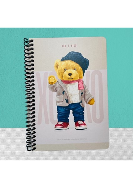 Xoxo Spiralli Sert Kpk. Defter 17X24 120 Yp. Çizgili