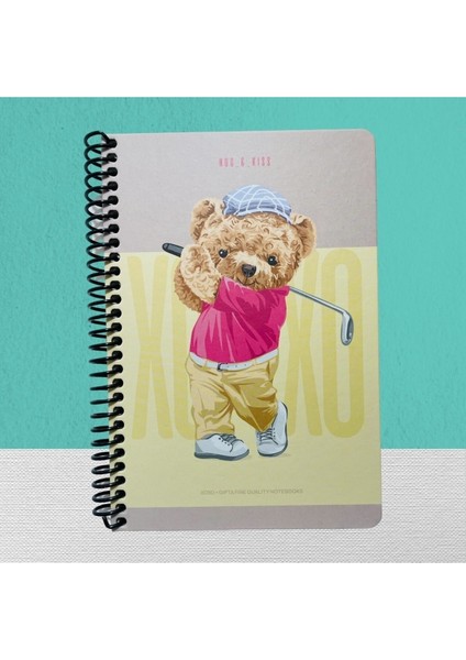 Xoxo Spiralli Sert Kpk. Defter 17X24 120 Yp. Çizgili