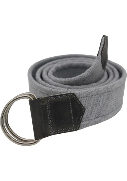ANATOLİACRAFT Erkek Kadın Kız Genç Için Unisex Derili D Tokalı Nikel Halkalı Dokuma Açık Gri Taktik Spor Kanvas Kot Bez Kemer fiyatları