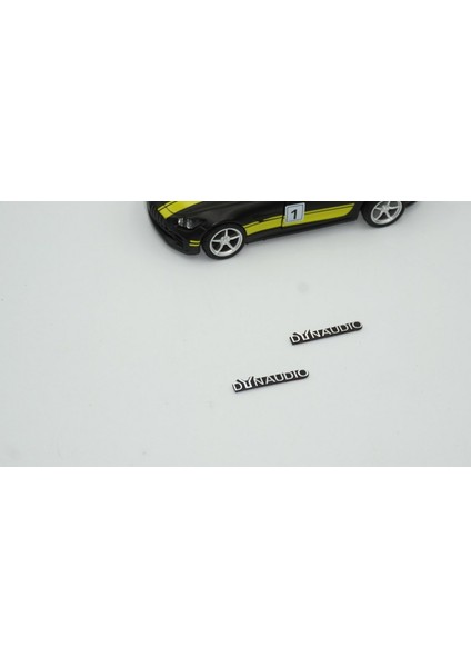 Dynaudio Logo Hoparlör Krom Metal 3m Logo Amblem 2 Li Set
