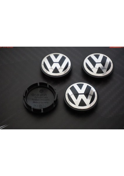 Volkswagen Orjinal Jant Göbek Kapağı Seti 56MM